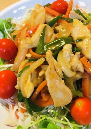 キムチ鍋の素活用●鶏肉のキムチーズ炒め-レシピのメイン写真