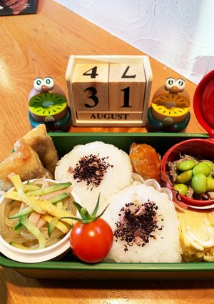 高一長女 お弁当(おむすび7)-レシピのメイン写真