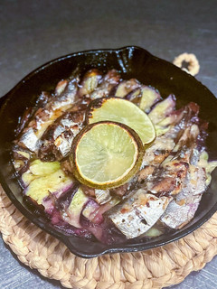 蒸しナスとオイルサーディン焼き-レシピのメイン写真