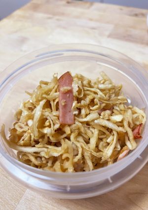 ハムと切り干し大根の和風ペペロンチーノ-レシピのメイン写真