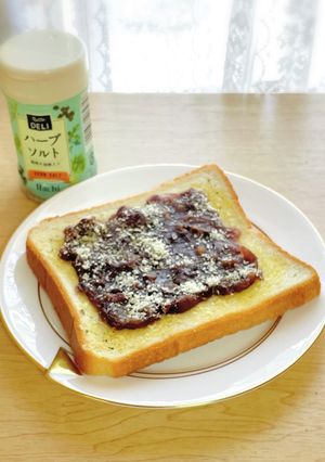 甘塩っぱい♡あんこトースト-レシピのメイン写真