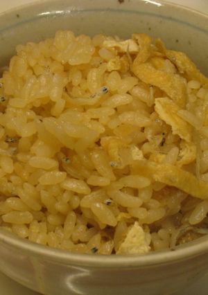 じゃこと油揚げの炊き込みご飯-レシピのメイン写真