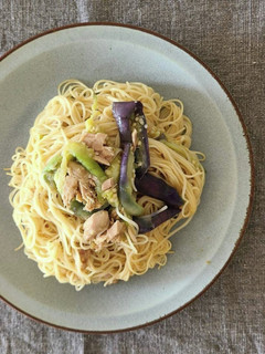 簡単!!なすとツナの和えそうめん-レシピのメイン写真