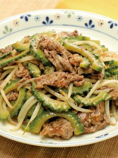 ゴーヤと牛肉の炒め物-レシピのメイン写真