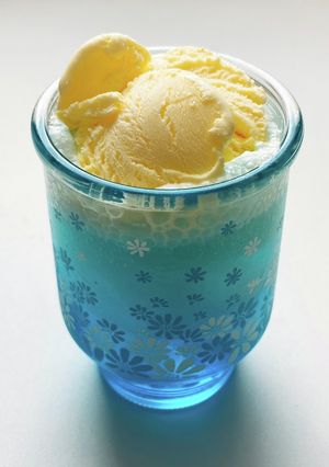 簡単クリームソーダ-レシピのメイン写真