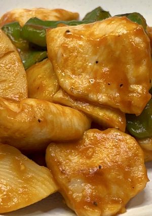 鶏肉とたけのこのケチャップ炒め-レシピのメイン写真