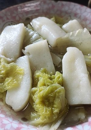 材料2つ!はんぺんと白菜の煮物♡-レシピのメイン写真
