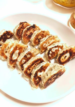 ビールがススム、ニラたっぷり餃子-レシピのメイン写真