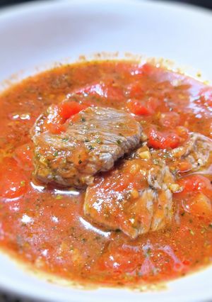 牛肉のピッツァ職人風(牛肉のトマト煮)-レシピのメイン写真