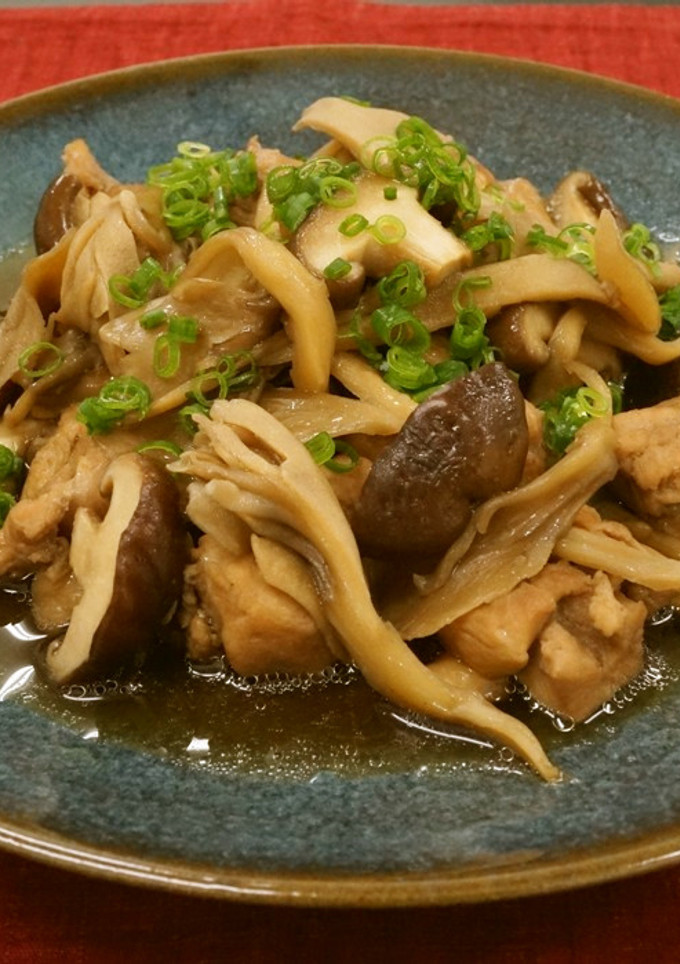 鶏肉ときのこの煮物-レシピのメイン写真