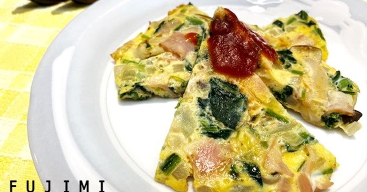 手抜きキッシュ風オムレツ by 横手市健康推進課 【クックパッド