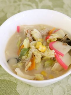 白菜のちゃんぽん風スープ-レシピのメイン写真