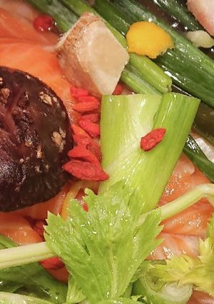 鮭のボーンブロス-レシピのメイン写真