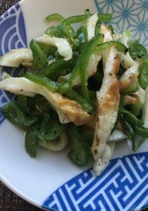 ピーマンとちくわの炒め物-レシピのメイン写真