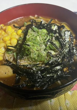 ぶっかけカレーそば-レシピのメイン写真