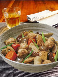 鶏だんごと根菜の煮物-レシピのメイン写真