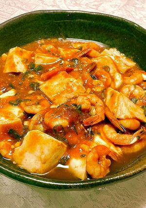 エビチリ豆腐-レシピのメイン写真