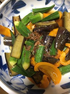 夏野菜焼き浸し-レシピのメイン写真