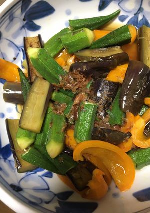 夏野菜焼き浸し-レシピのメイン写真