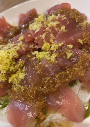 キハダマグロのカルパッチョ-レシピのメイン写真