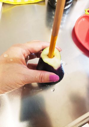 茄子を生でおいしく食べる方法-レシピのメイン写真