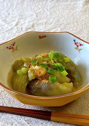 ひんやり♪レンチン茄子のおひたし-レシピのメイン写真
