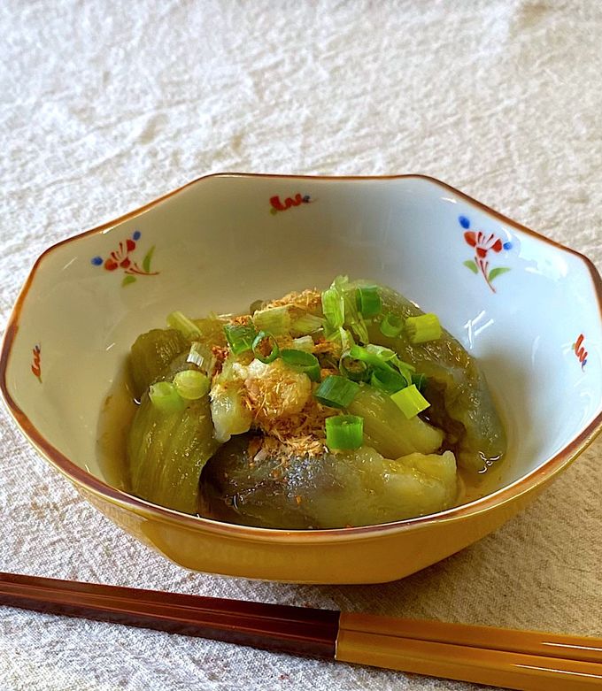 なすのおひたし ひんやり♪レンチン茄子のおひたし by かっちゃん杉