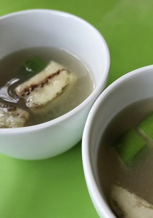 茄子とじゅんさいのスープ-レシピのメイン写真