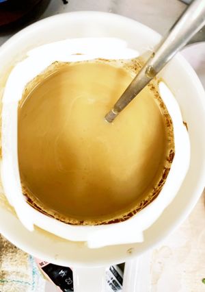 粉末白桃でお手軽本格フレーバーカフェラテ-レシピのメイン写真