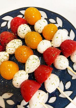 ミニトマトとモッツァレラチーズ串-レシピのメイン写真