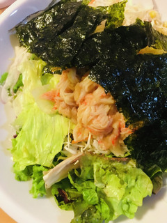 市販サラダ活用●カニカマボコのあんかけ風-レシピのメイン写真