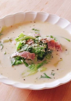 レンジ6分★クリームシチュー★米粉★朝食-レシピのメイン写真