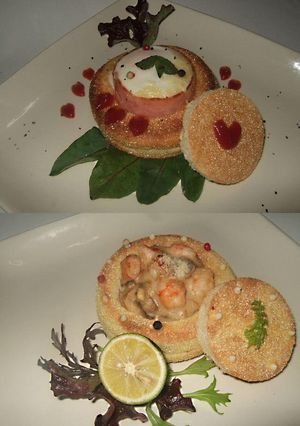 イングリッシュマフィンで朝食-レシピのメイン写真