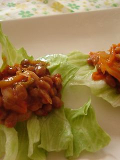 我が家のレタ納豆(INキムチ)♪-レシピのメイン写真