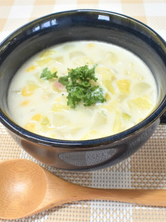 野菜たっぷりミルクスープ-レシピのメイン写真