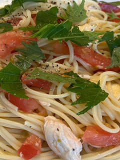 ささみとチーズの冷製パスタ-レシピのメイン写真