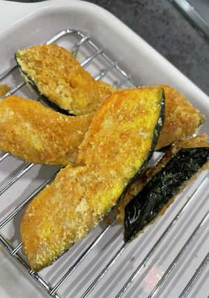 子供が喜ぶ かぼちゃカレーフライ-レシピのメイン写真
