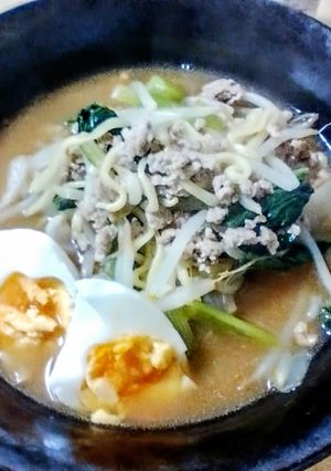 我が家の定番♪マルちゃん正麺みそラーメン-レシピのメイン写真