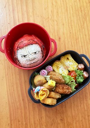 ワンピース♡シャンクス　お弁当-レシピのメイン写真