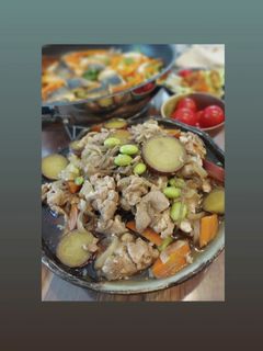 さつまいもと枝豆の肉じゃが♡-レシピのメイン写真