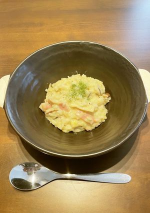 豆乳きのこリゾット-レシピのメイン写真