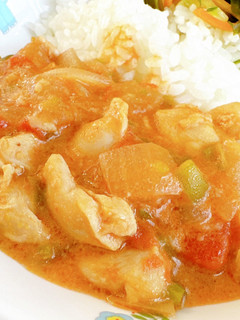 【保育園給食】鶏肉のトマト煮-レシピのメイン写真