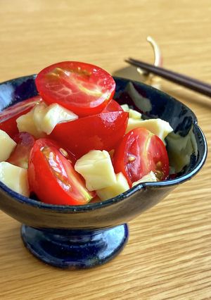 【トマトチーズのマリネ】混ぜるだけ5分!-レシピのメイン写真