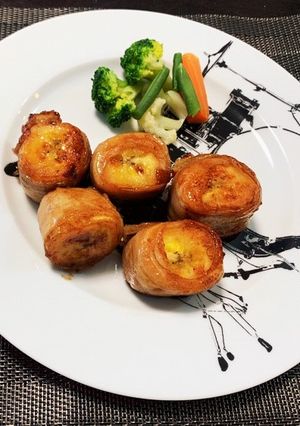 調理用バナナの肉巻き-レシピのメイン写真