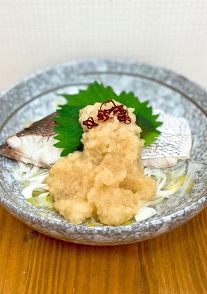 魚のレンジ蒸しおろしがけ　ここから栄養士-レシピのメイン写真