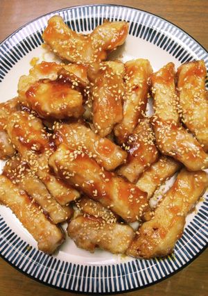厚切り肉の甘辛焼き-レシピのメイン写真