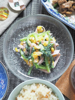 ほうれん草のヨーチー腸活サラダ-レシピのメイン写真