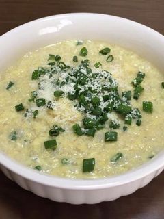 あさりの酒蒸しの煮汁で作るチーズリゾット-レシピのメイン写真