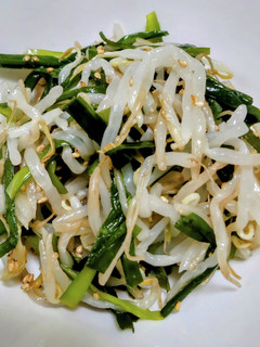 レンジで簡単副菜♪ニラもやしの塩ナムル-レシピのメイン写真