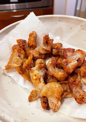最高のおつまみ鶏皮カリカリ-レシピのメイン写真
